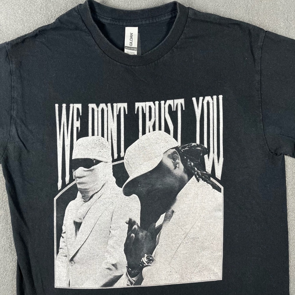 We‎ Don't Trust You Tee Future Metro Boomin Black Graphic T-Shirt Small